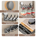 Axyaa Strong Suction Cup Hook Towel Rack for Bathroom and Kitchen