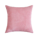 Axyaa Striped Corduroy Cushion Cover - Classic Sofa Bed Decoration Pillowcase