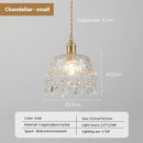Axyaa Crystal Pendant Light: Sleek LED Chandeliers for Home Decor, Modern Nordic Glass Design
