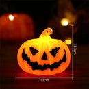 Axyaa LED Ghost Face Pumpkin Lantern for Festive Atmosphere GlowNotificationCenter