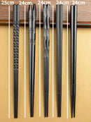 Axyaa Alloy Sushi Chopsticks Set: Anti-slip, Anti-bacterial, Durable