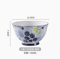 Axyaa Ceramic Rice Bowl with Large Capacity for Fruit, Salad, and More