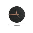Axyaa Black Stone Clocks Wall Lamps - Modern LED Bedhead Lighting