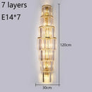 Luxury Crystal Wall Lamp for Axyaa Living Room, Hotel, and Banquet Hall by Axyaa