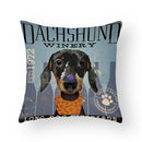 Funny Cartoon Cat & Dog Pillow Covers by Axyaa: Luxury Sofa Bed Decor Pillowcase