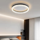 Axyaa Modern Ice Pattern LED Ceiling Lamp Creative Acrylic Circle Light Fixtures