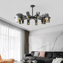 Axyaa Modern LED Ceiling Lamp Chandelier for Bedroom and Dining Room