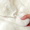 Axyaa Tuscan Faux Fur Fluffy Bedding Set Queen for Winter Skin-Friendly Warmth.