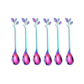 Axyaa Stainless Steel Ice Cream Scoop Set of 6 Pieces