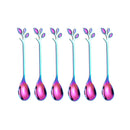 Axyaa Stainless Steel Ice Cream Scoop Set of 6 Pieces