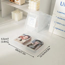 Transparent Kpop Card Holder for Small Playing Cards, Axyaa Collection Box Organizer