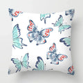 Axyaa Cute Butterfly Floral Print Pillowcase 45*45cm for Home & Office Decor