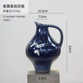 Axyaa Ceramic Graffiti Vase Handcrafted Home Decor Floral Arrangement Bottle
