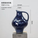 Axyaa Ceramic Graffiti Vase Handcrafted Home Decor Floral Arrangement Bottle