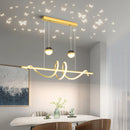 Axyaa Modern Ceiling LED Pendant Light Chandelier for Living & Dining Room