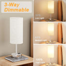 Axyaa Bedside Lamp with USB Charging Ports & Touch Control