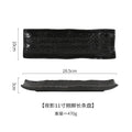 Axyaa Ceramic Sushi Sashimi Plate Set - Hotel Quality Saury Long Square