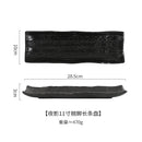Axyaa Ceramic Sushi Sashimi Plate Set - Hotel Quality Saury Long Square