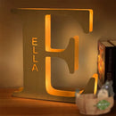 Axyaa Personalized Engraved Name LED Night Light for Couples Baby Kid Room