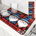 Christmas Pygmy Berry Drying Mat - Axyaa Absorbent Non-Slip Kitchen Counter Mat
