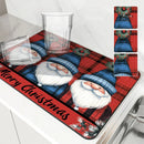 Christmas Pygmy Berry Drying Mat - Axyaa Absorbent Non-Slip Kitchen Counter Mat
