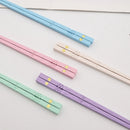 Axyaa Portable Alloy Chopsticks Set with Storage Box Holder