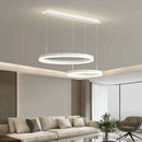 Axyaa Minimalist Ring LED Chandelier for Living Room Modern Pendant Light