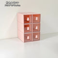 Axyaa Desktop Organizer Box: Rabbit Pen Holder & Drawer Stationery Rack