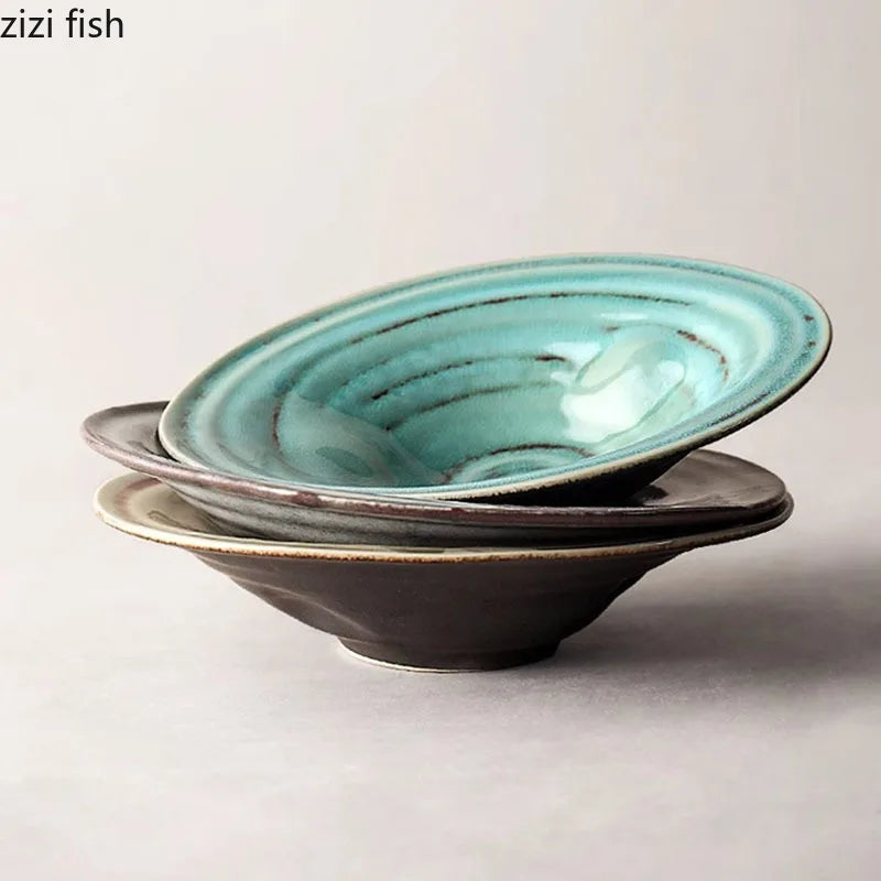 Axya Ceramic Dinner Salad Dessert Soup Pasta Plates Specialty Tableware