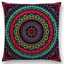 Axyaa Boho Rainbow Mandala Pillow Case Sun Moon Flowers Dream Fantasy Cover