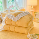 Axyaa Milk Fleece Winter Quilt: Thickened & Warm Comfortable Quilt Core