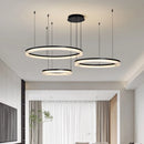 Axyaa Modern Ceiling Chandelier for Dining Room: Elegant Hanging Light Fixture, Pendant Lamp for Living Room.