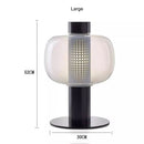 Axyaa Modern Tower Glass Table Lamp Warm White 3000K Bedroom Living Decoration