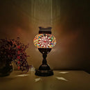 Axyaa Turkish Mosaic Aroma Table Lamp Vintage Art Deco Glass Bed Light