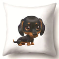 Axyaa Dog Puppy Print Pillow Cover Cushion - 45X45CM Home Decor