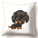 Axyaa Dog Puppy Print Pillow Cover Cushion - 45X45CM Home Decor