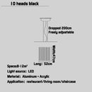 Axyaa Modern Nordic LED Chandelier for Living Room Dining Kitchen Office Décor