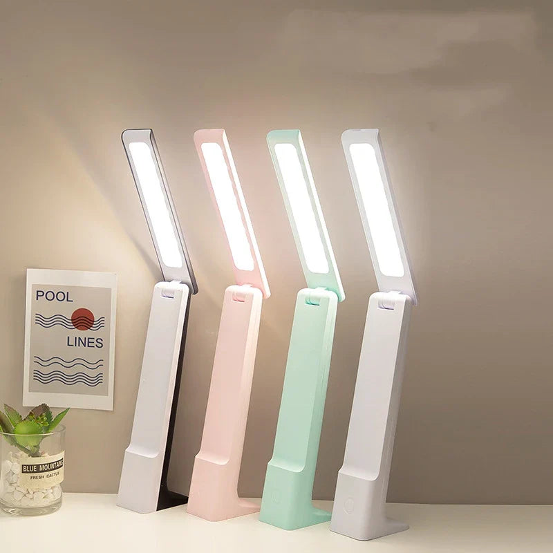 Axya LED Reading Lamp: Dimmable Touch, 3 Colors, USB Rechargeable