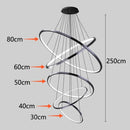 Axyaa Crystal Chandelier Stair Pendant Lamp Living Room Pendant Lights Modern Interior Lighting