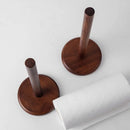 Axyaa Black Walnut Wood Dining Table Tissue Rack Household Storage Paper Organizer