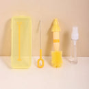 Axyaa Silicone Bottle Cleaning Set with Nipple Brush, Drip Rack & Travel Case