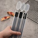 Axyaa Portable Black Alloy Chopsticks Set for Sushi and Korean Cuisine