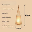 Axyaa Bamboo Woven Table Lamp: Nordic Design, LED Light for Home Decor