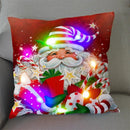 Axyaa Santa Claus LED Light Pillowcase 45X45cm