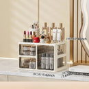Axyaa Cosmetic Box: Multi-compartment Organizer for Skincare and Makeup Items