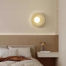 Axyaa Circular Wall Lamp: French Minimalist Style for Living Room, Bedroom, Corridor.