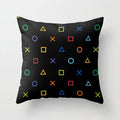 Axyaa Vintage Video Game Cushion Covers for Sofa, Bed, Seat - Gaming Fan Pillows