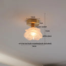 Axyaa Green Glass Indoor LED Ceiling Lamp - Modern Lighting Fixtures