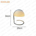 Axyaa Glass Table Lamp: Nordic Luxury Luminaires for Home Decor