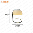 Axyaa Glass Table Lamp: Nordic Luxury Luminaires for Home Decor